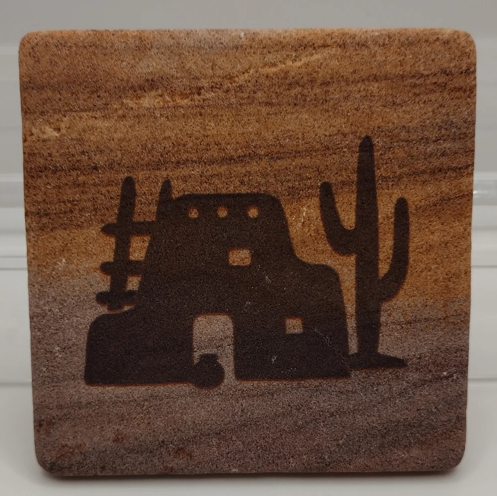 Set of 4‎ Navajo Western Stone Coasters